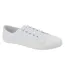 Mens Latha Plimsolls Cream White Dek-1
