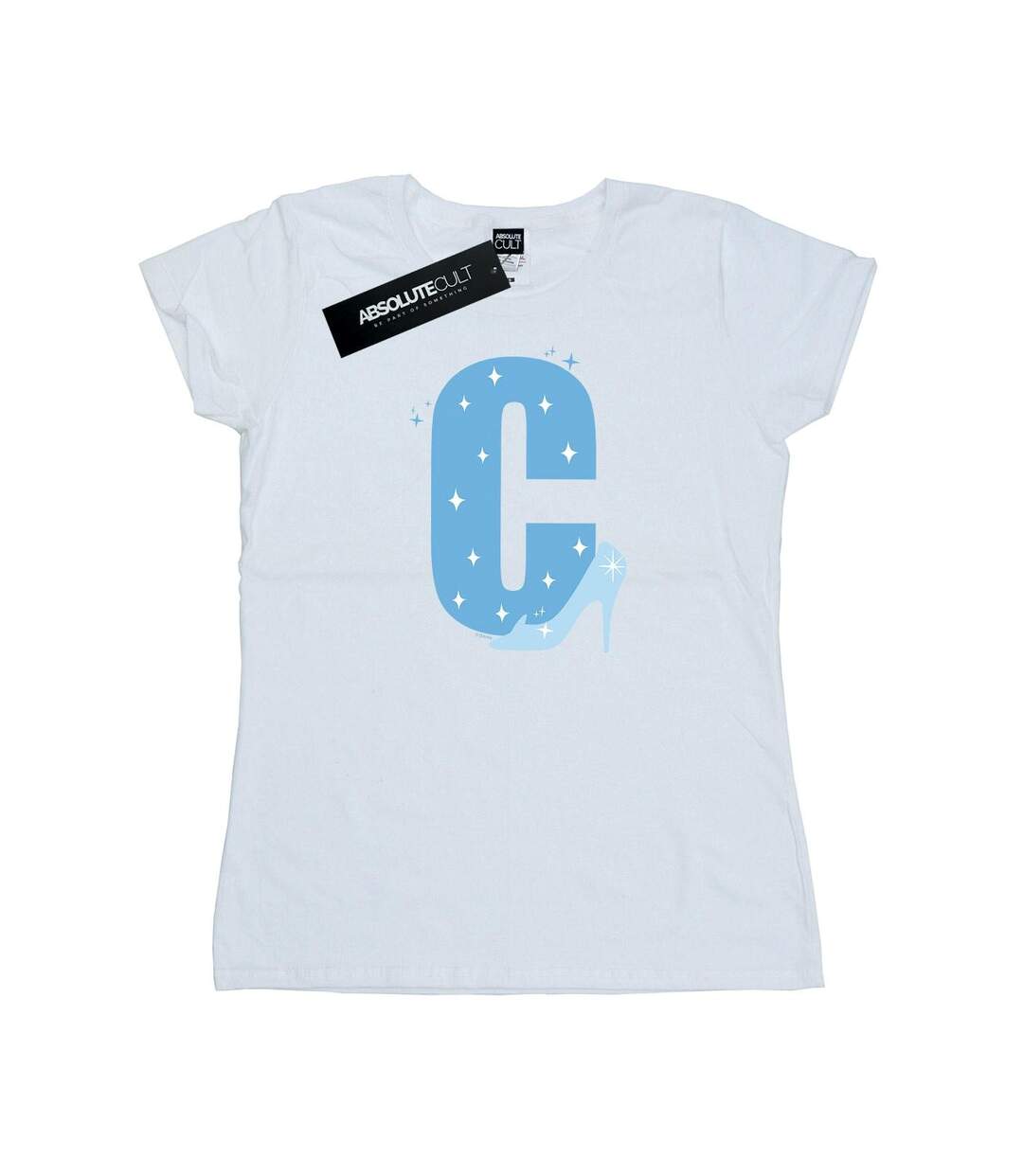 Disney Femme/Les femmes Alphabet C Is For Cinderella - T-shirt en coton (Blanc) - UTBI36955-1