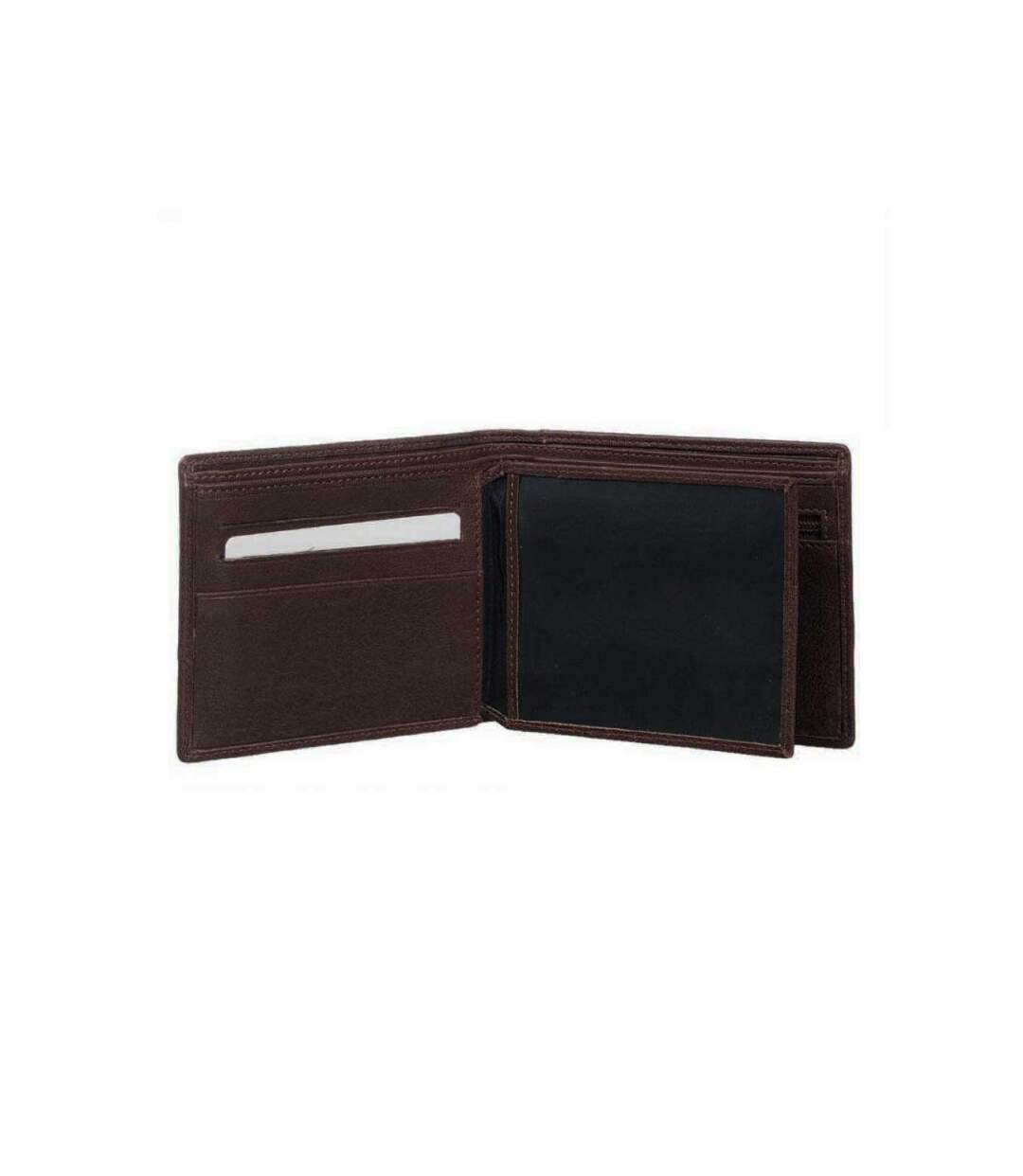 Serge Blanco - Portefeuille en cuir homme Anchorage - chocolat - 9882