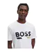 T-shirt Tiburt Homme Blanc Boss-4