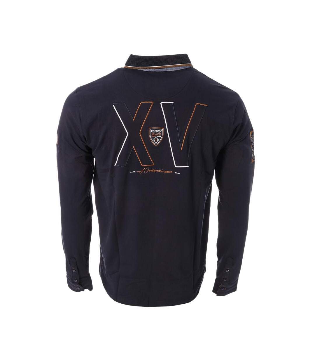 T-shirt manches longues marine/camel homme rms26 91241 - 3xl-2