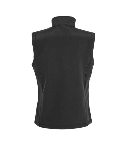 Womens/ladies softshell printable body warmer black Result Genuine Recycled