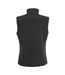 Womens/ladies softshell printable body warmer black Result Genuine Recycled