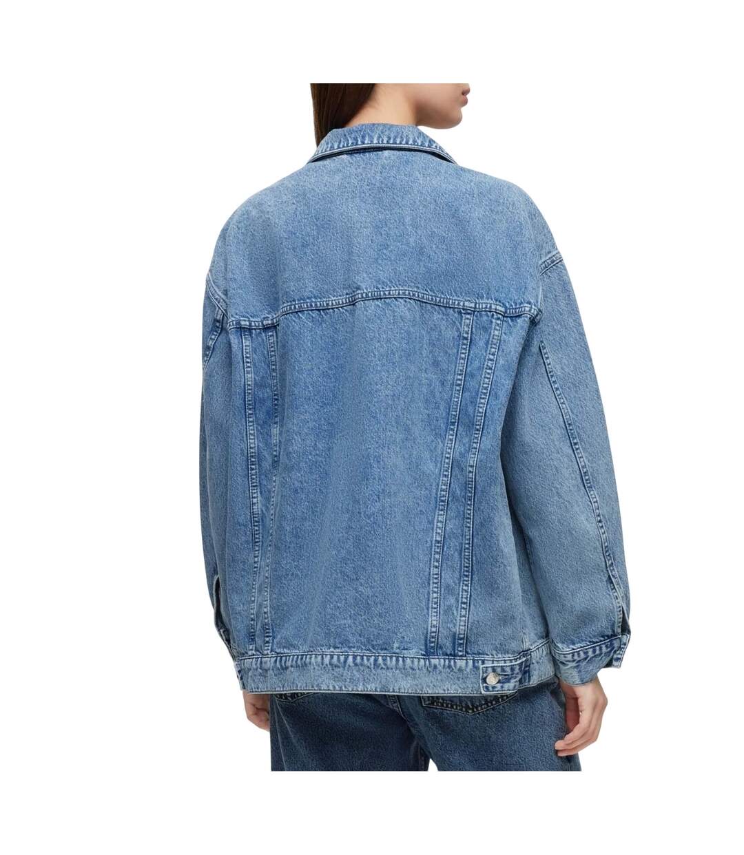 Veste En Jean The Icon Femme Bleu Clair Hugo-3