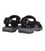 Childrens/kids Antibes Sandals Black Karrimor-2