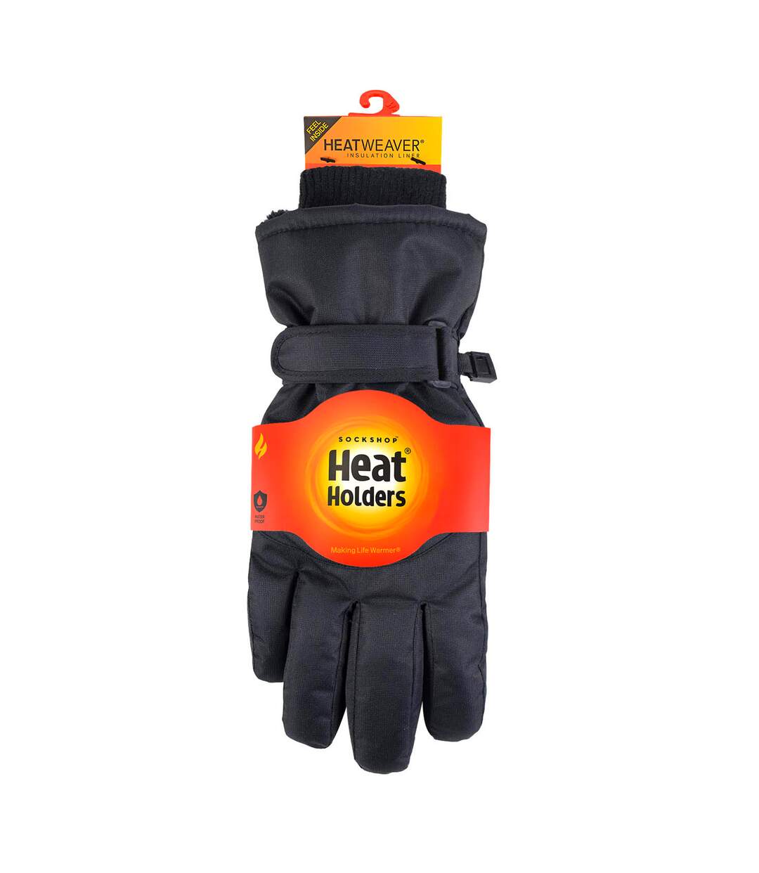 Ladies Soft Shell Waterproof Fleece Lined Winter Thermal Ski Gloves-2