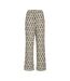 Pantalon beige/bleu femme vila viadda-1