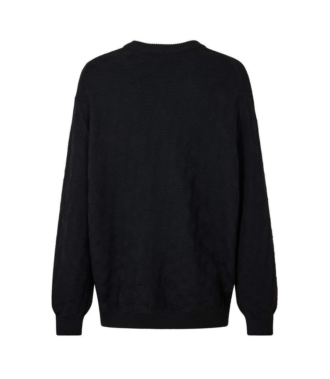 Mens Palao Knitted Long-sleeved Top Black Hugo Boss-2