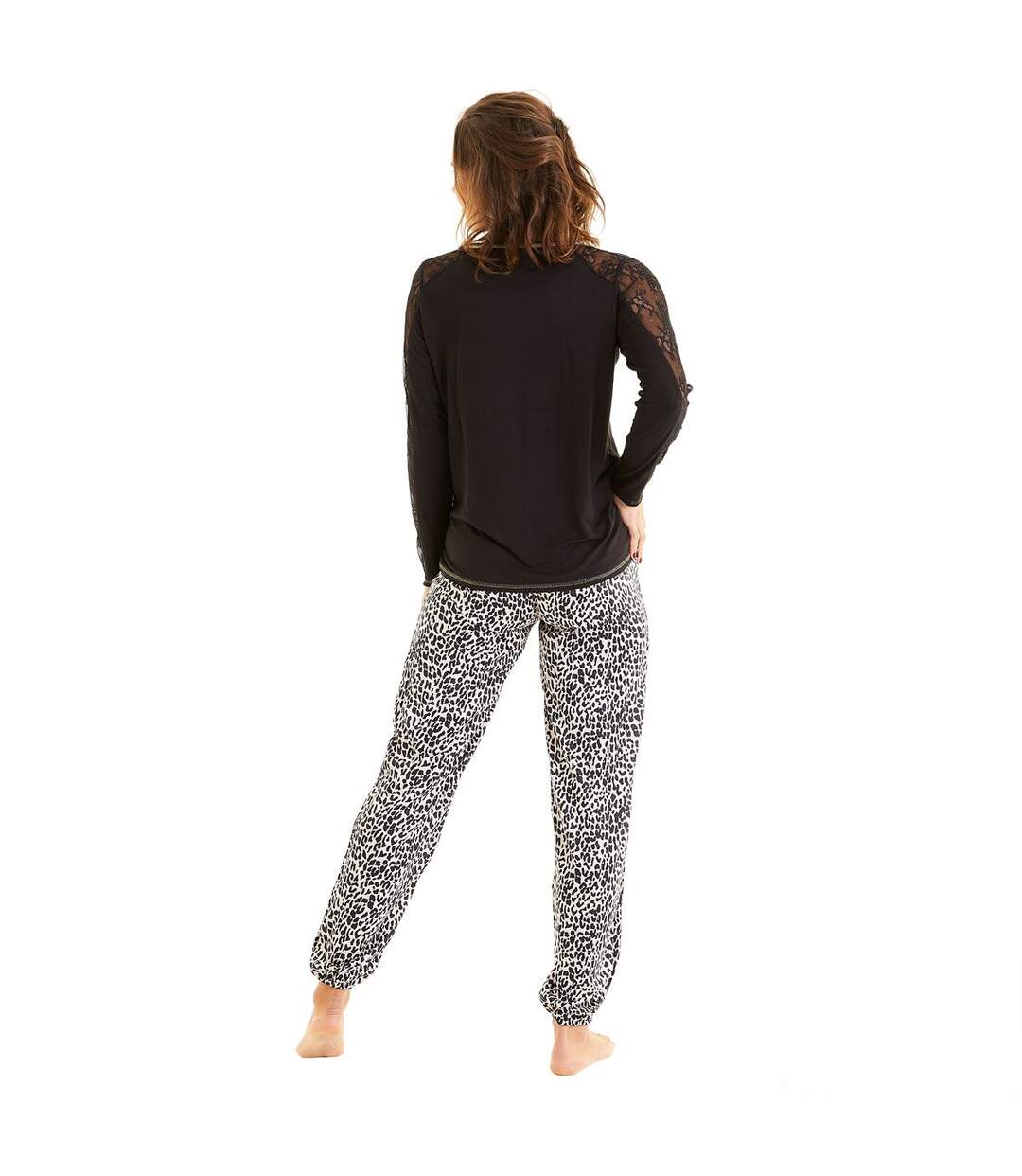 Pantalon de pyjama noir Annapurna