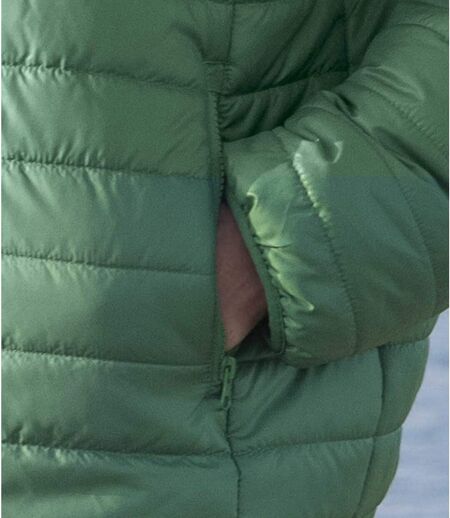 Men's Green Lightweight Padded Jacket 
