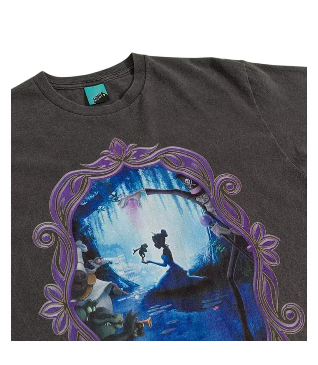 T-shirt Adulte Charbon The Princess And The Frog-4