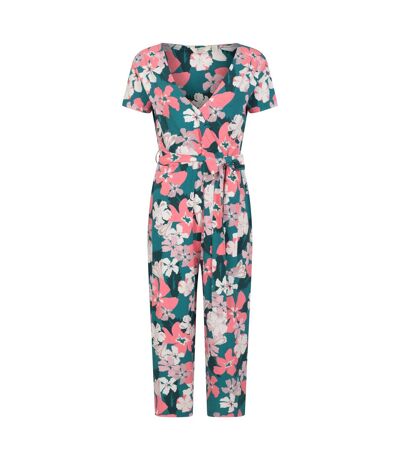 Mountain Warehouse Womens/Ladies Santorini Floral Wrap Jumpsuit (Multicolored) - UTMW2803