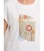 T-shirt coton avec sérigraphie Art déco-4