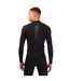 Mens Series-3 Long-sleeved Base Layer Top Black Skins-2