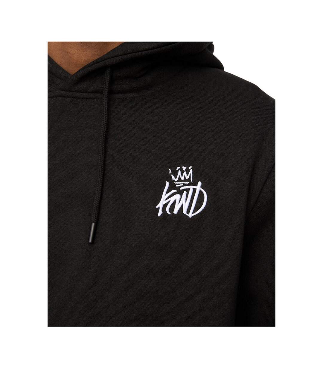 Mens Sleevely Fleece Hoodie Black Kings Will Dream-4