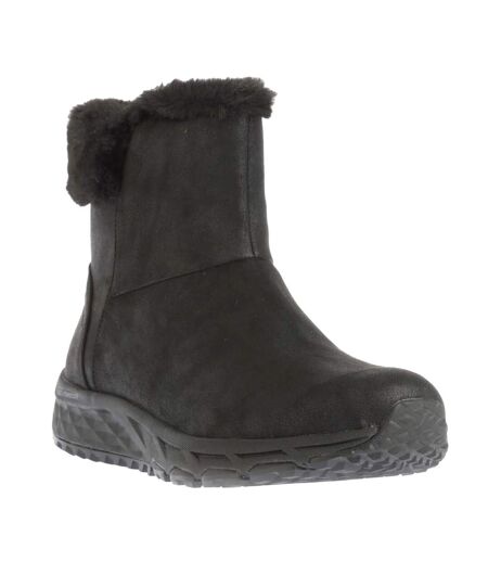 Womens/ladies escape plan cozy collab boots black Skechers