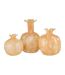 Vase Design en Verre Mélissa 13cm Beige-2