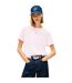 T-shirt Motif/style Logo Brodé Femme Rose Clair Tommy Jeans-1
