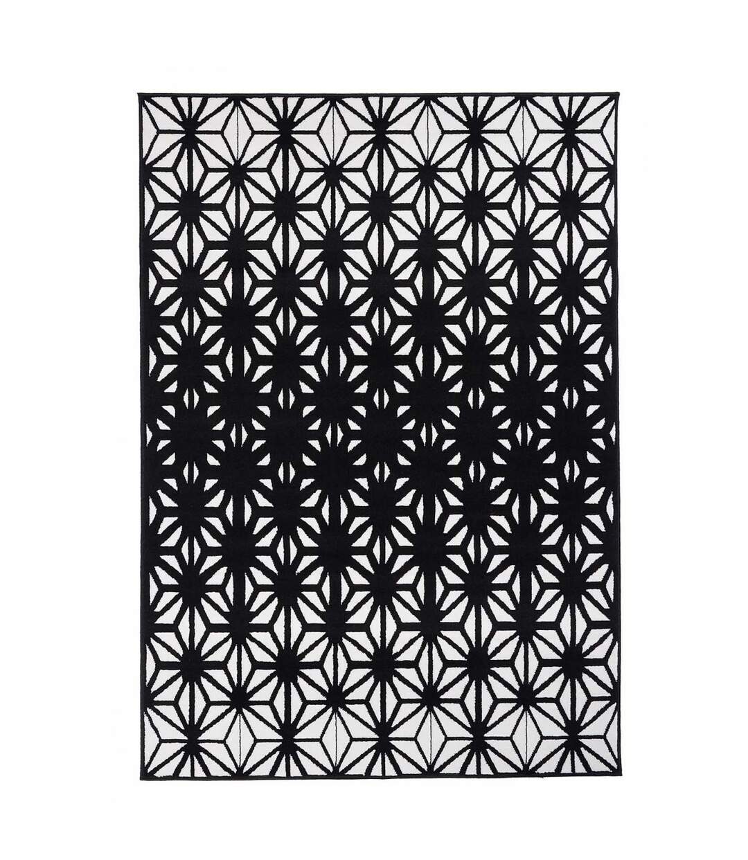 Tapis salon et chambre tissé motif géométrique AF1 RECTO-1