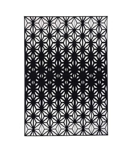 Tapis salon et chambre tissé motif géométrique AF1 RECTO