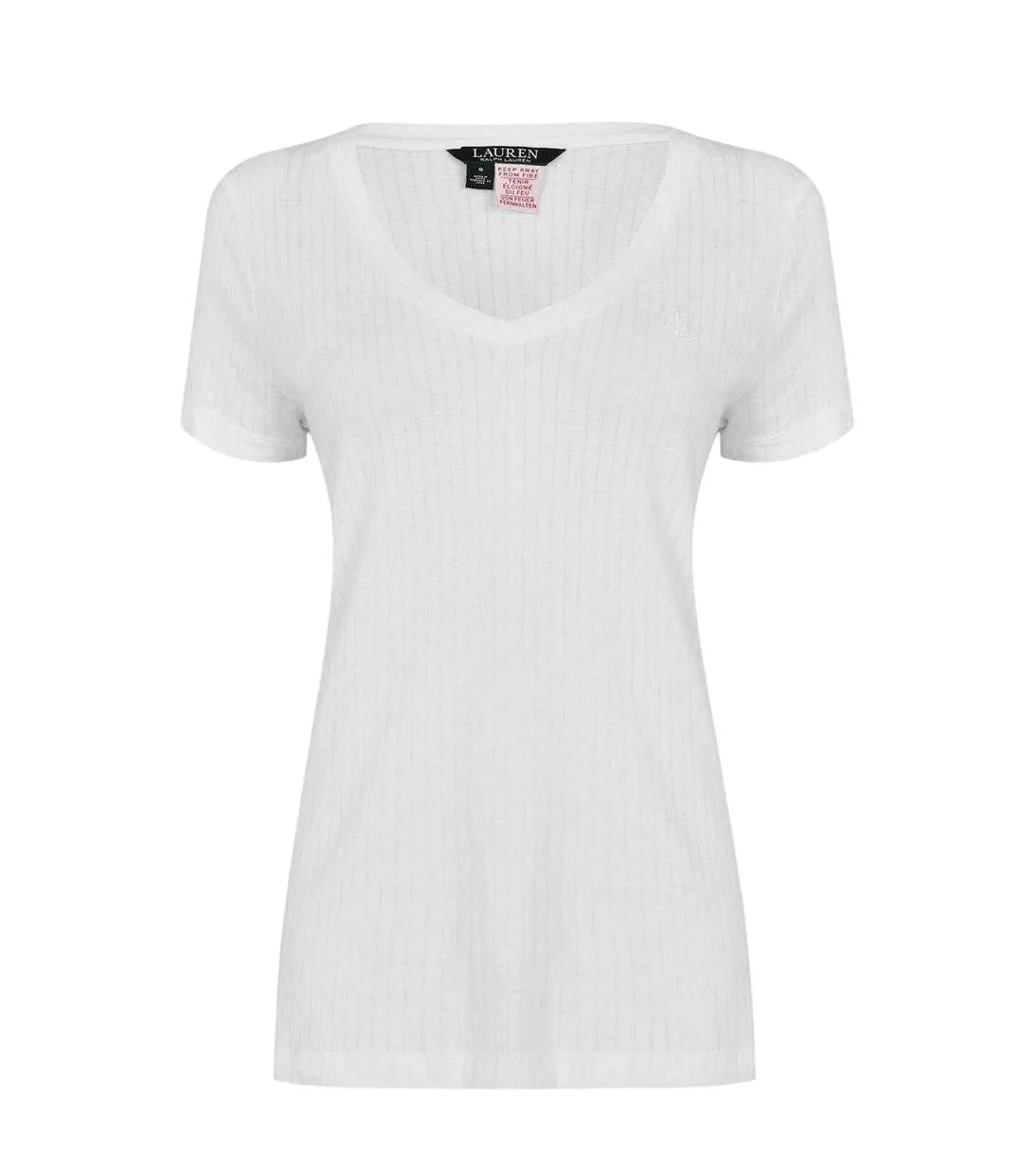 T-shirt Motif/style Uni Femme Blanc Ralph Lauren-2