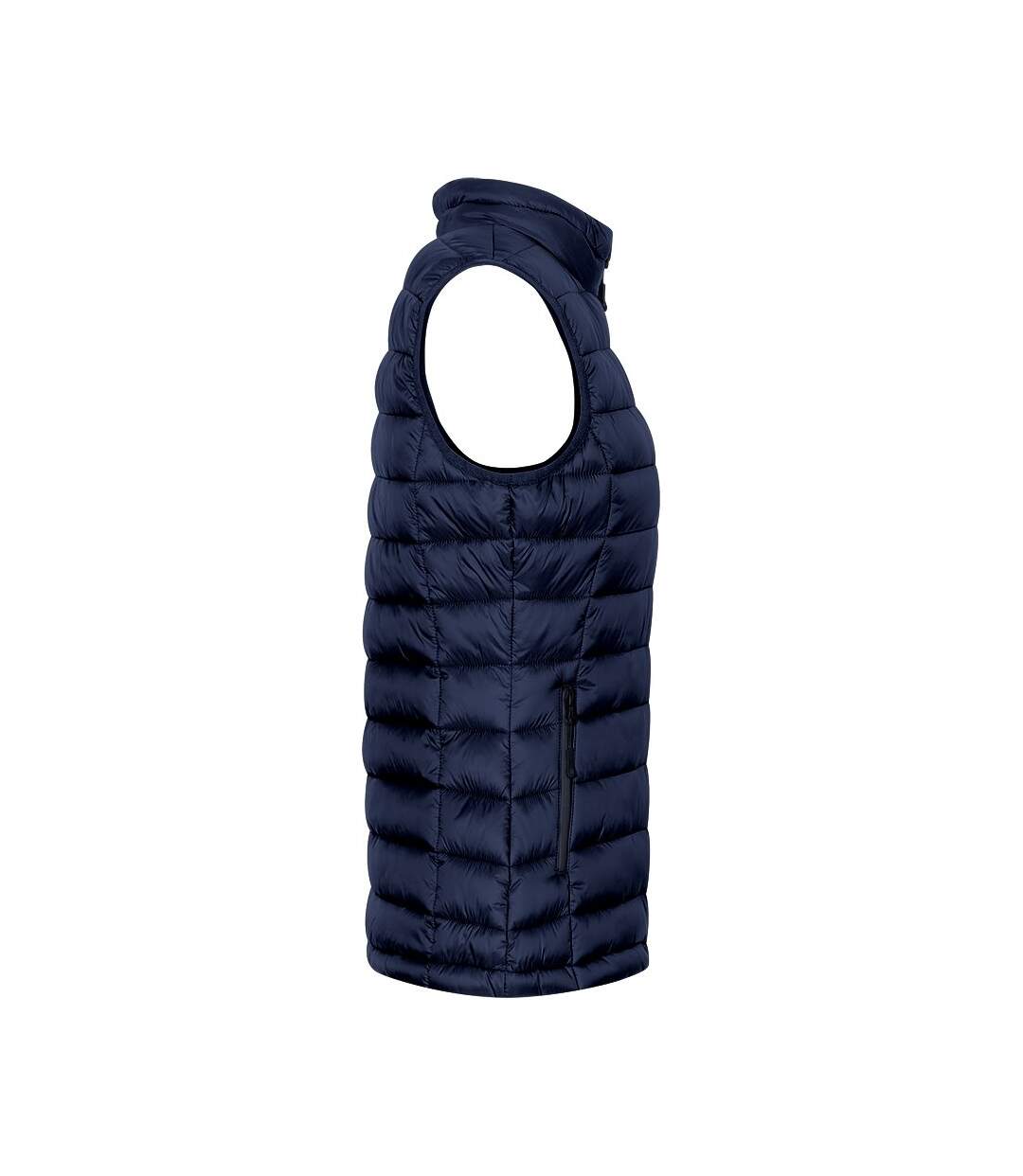 Doudoune Sans Manches Femme Bleu Marine Promodoro-3