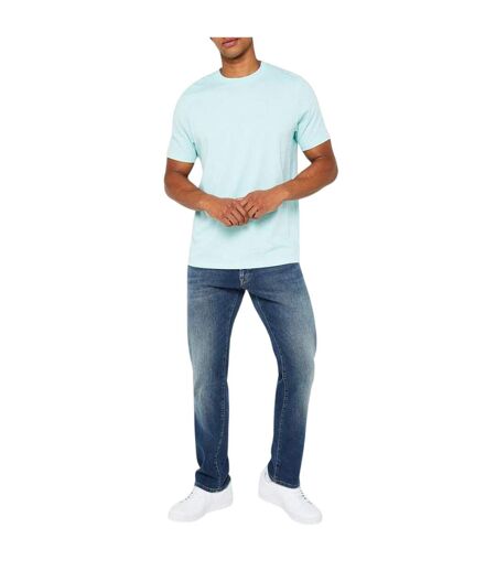 Lot De 3  T-shirts Motif/style Uni Homme Bleu Sarcelle Bleu Turquoise Bleu Foncé Donnay
