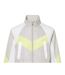 Womens/ladies Colour Block Oversized Hooded Jacket Grey Lacoste-4
