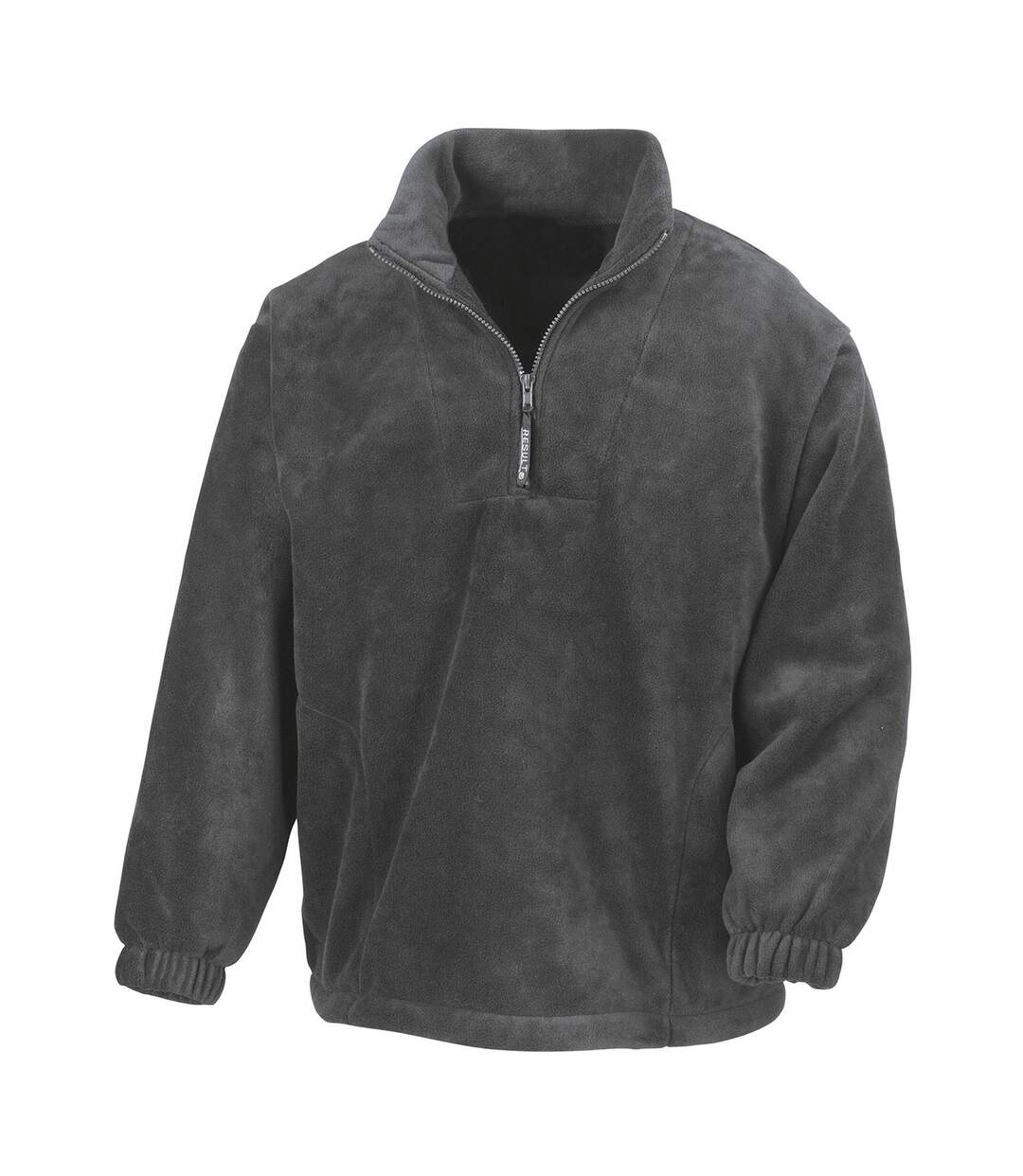 Unisex adult polartherm fleece top oxford grey Result-1