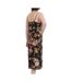 Robe Noir à fleurs mi-longue Femme Vero Moda Jeanett - S-2