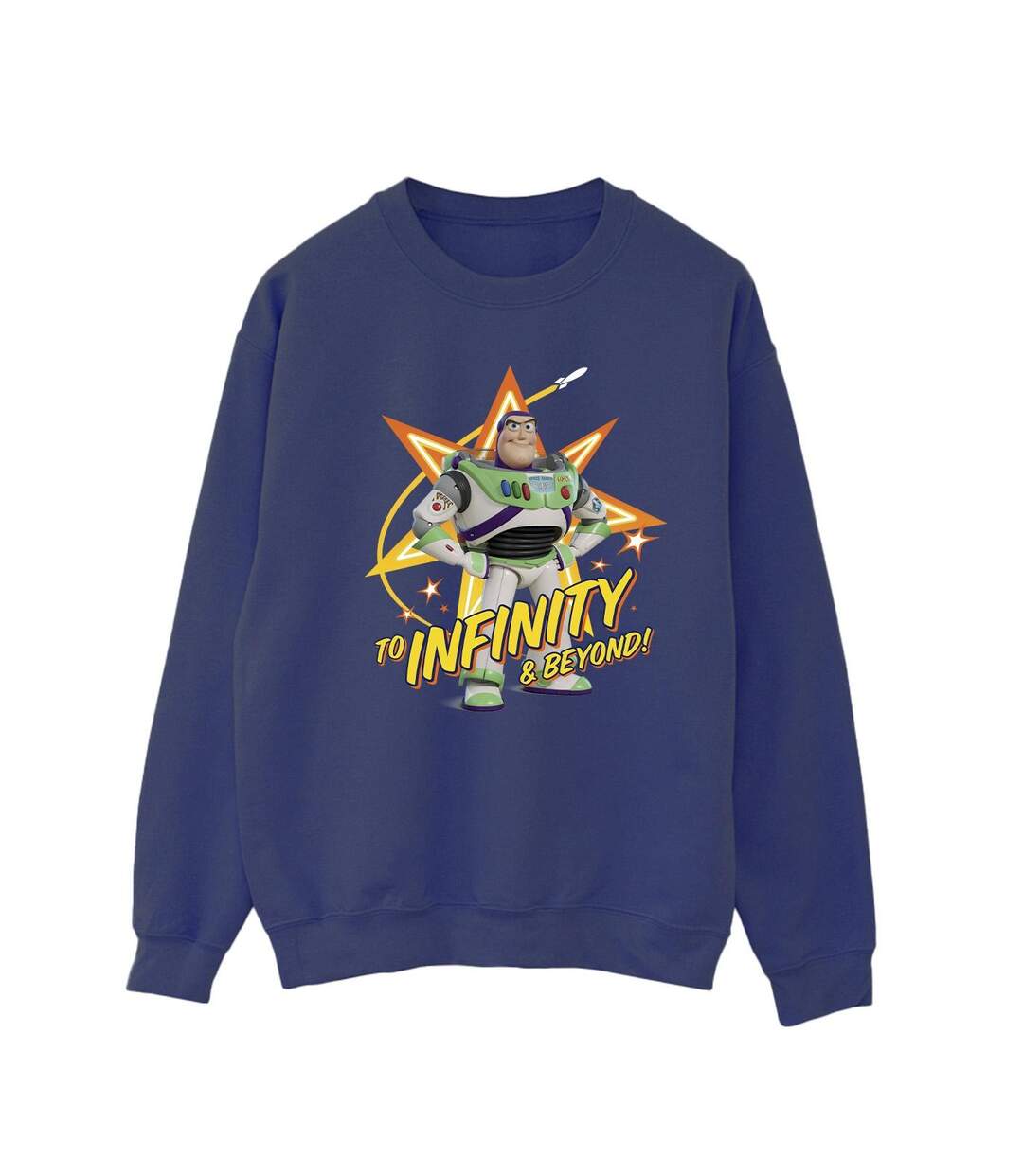 Disney Sweatshirt Womens/Ladies Toy Story Buzz To Infinity (Bleu marine) - UTBI41939-1