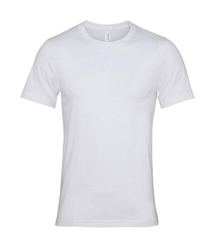 Unisex adult jersey crew neck t-shirt white Bella + Canvas