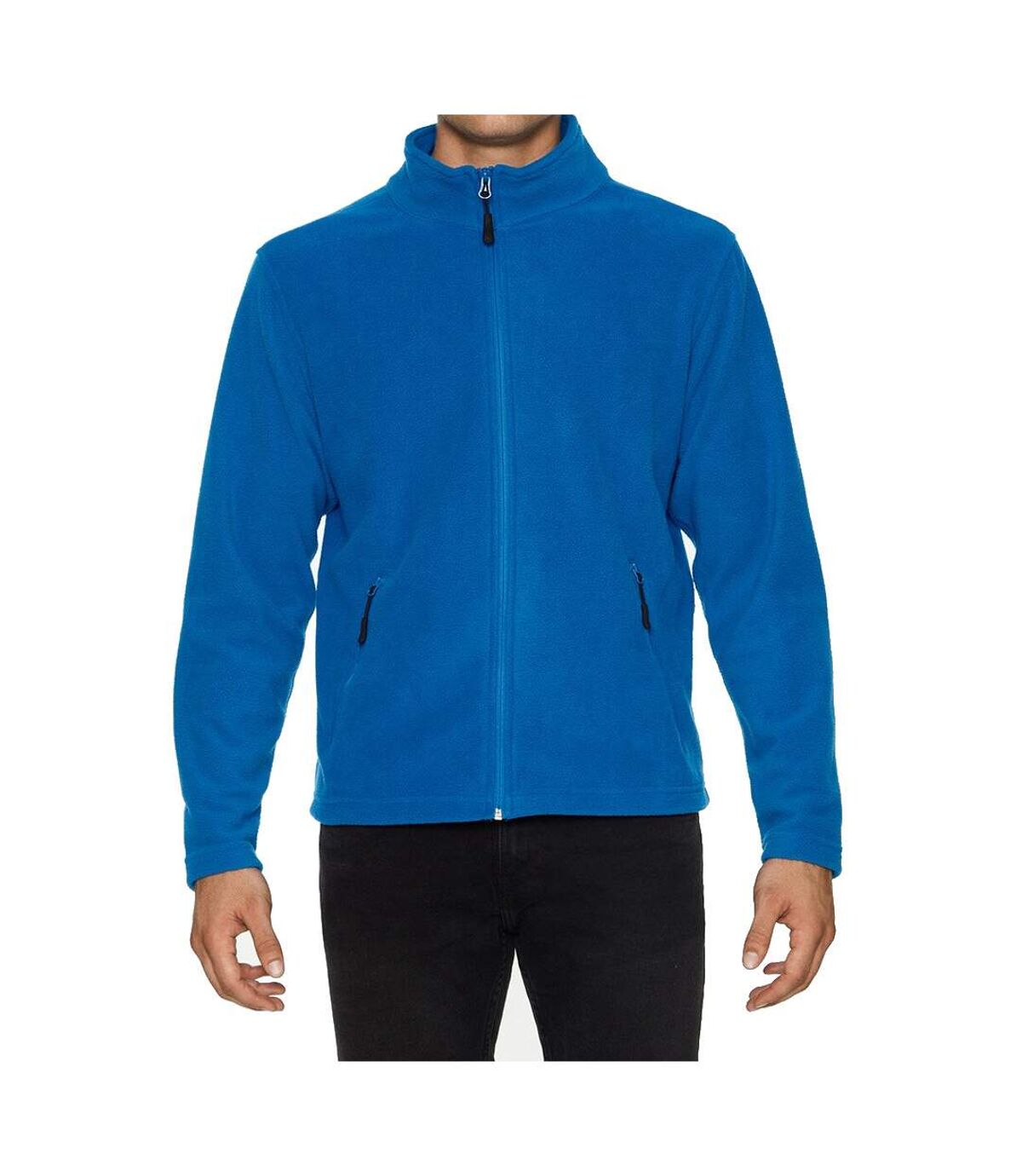 Gildan Mens Hammer Micro Fleece Jacket (Royal Blue)