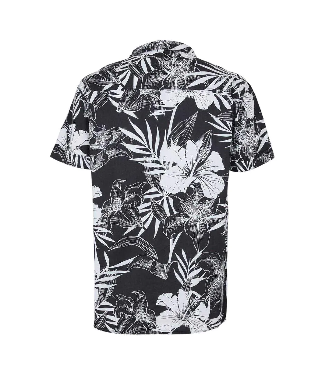 Chemise Motif/style Hibiscus Homme Noir Bench-2