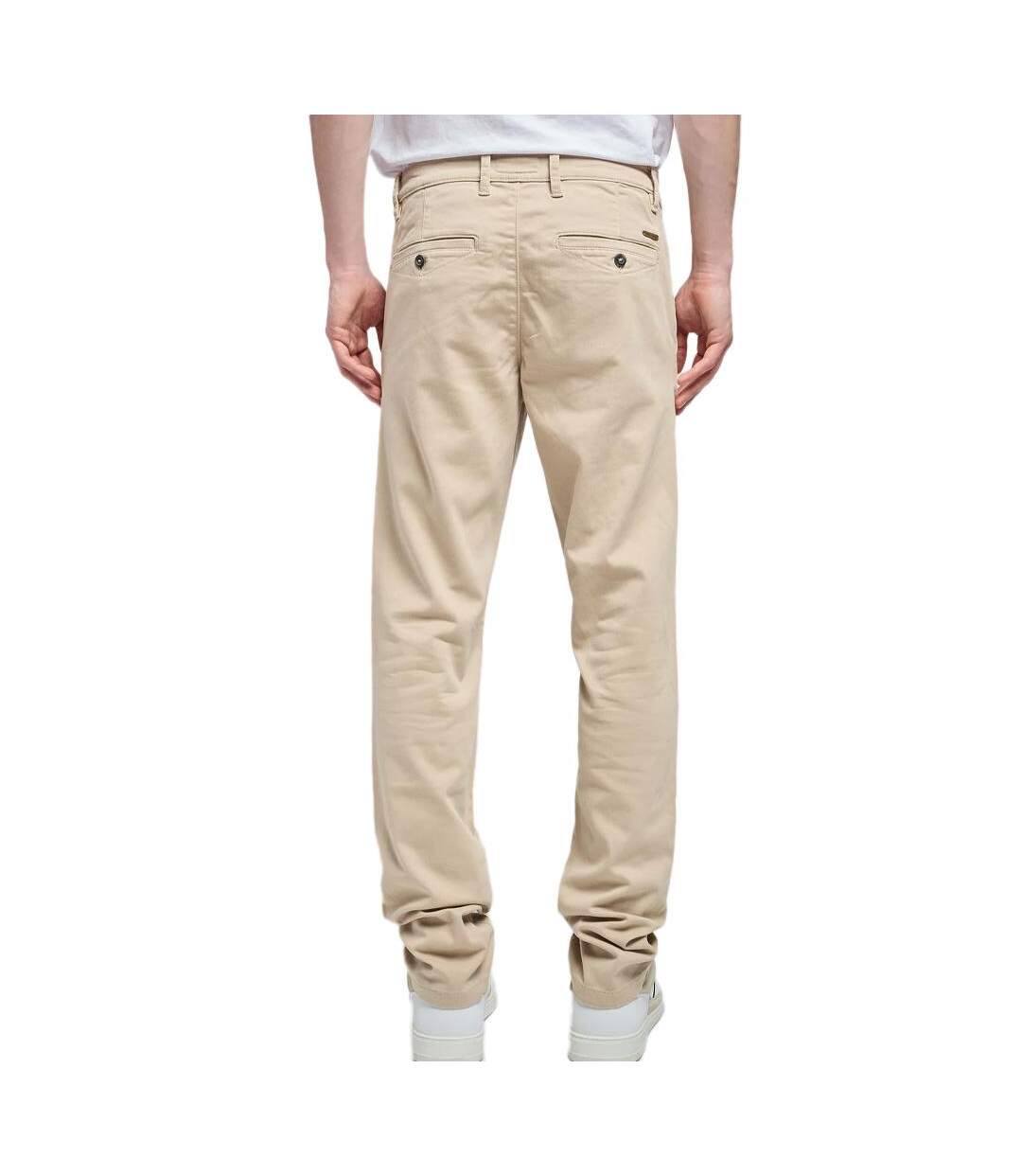 Pantalon beige homme teddy smith pallas-2