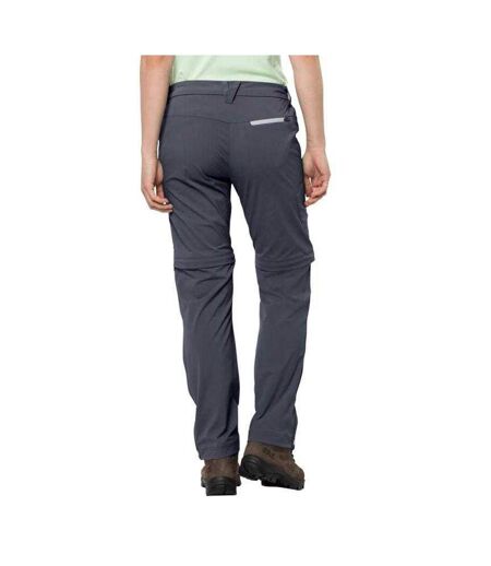 Pantalon Overland Femme Bleu Marine Foncé Jack Wolfskin