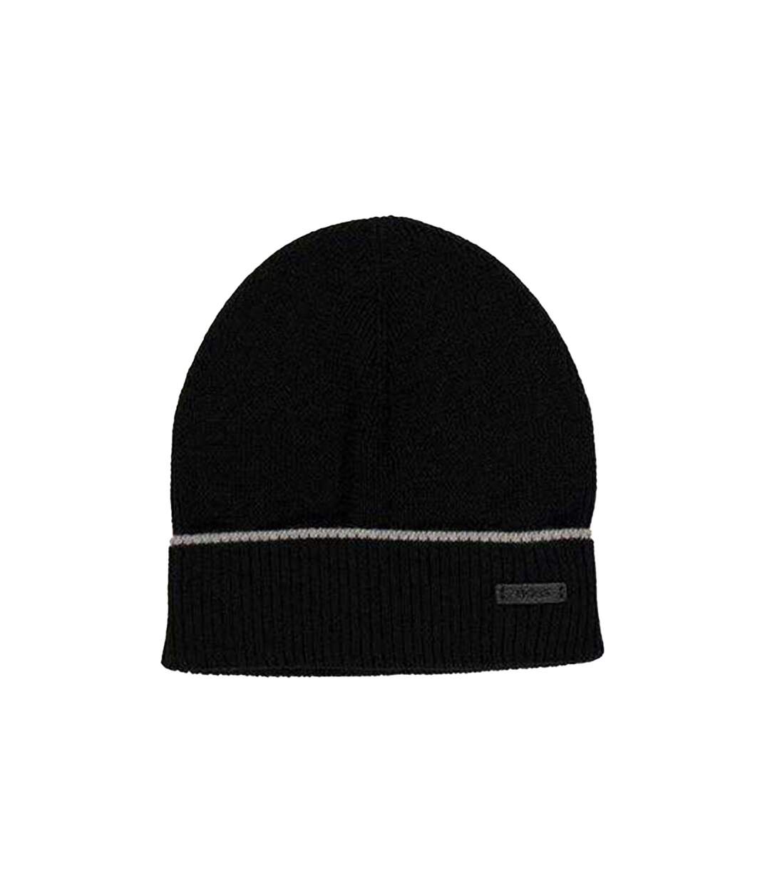 Ensemble Bonnet Et Écharpe Homme Taille Unique Noir Boss-3
