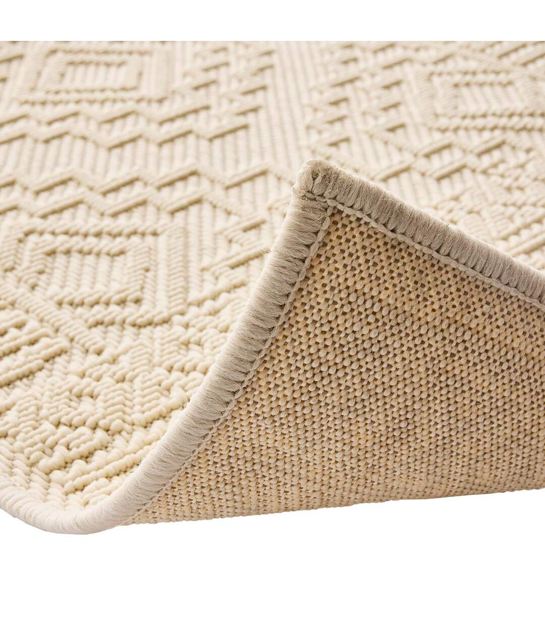 Tapis Tissé Relief Canyon 120x170cm Naturel-3
