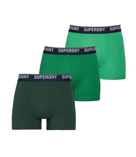 x3 Boxers Vert Homme Superdry M3110342B - S