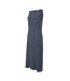 Robe Mi-longue Motif/style Rayures Contrastées Amorie Femme Bleu Marine Blanc Regatta-4