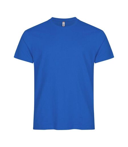 Mens Premium Long T-shirt Blue Clique