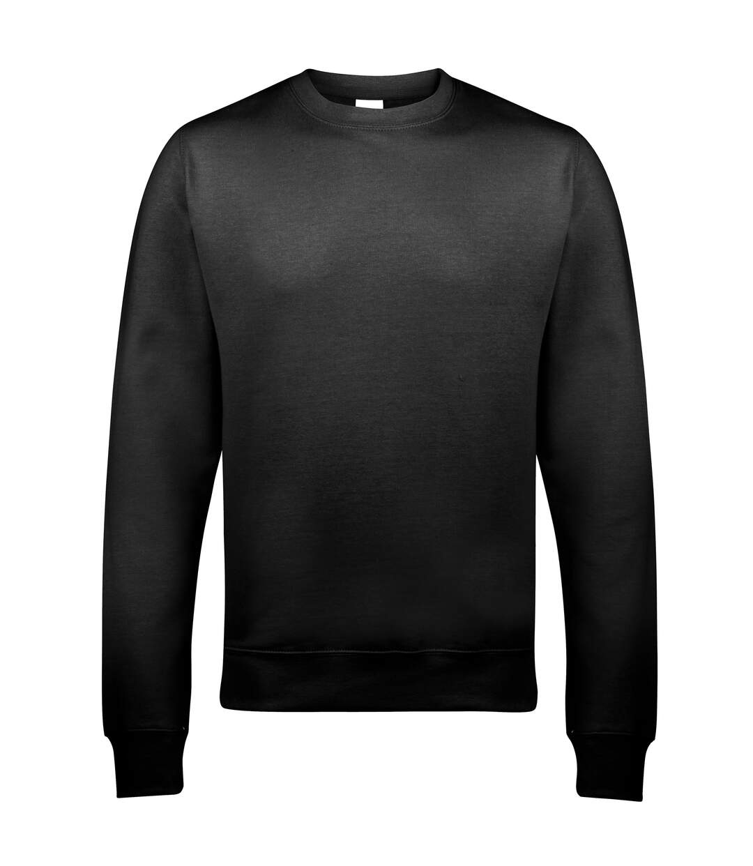 AWDis Just Hoods AWDis Unisex Crew Neck Plain Sweatshirt (280 GSM) (Jet Black)