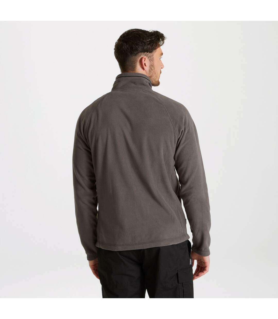Mens Expert Corey 200 Microfleece Jacket Carbon Grey Craghoppers-3