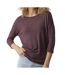 T-Shirt violet femme vero moda carla-1