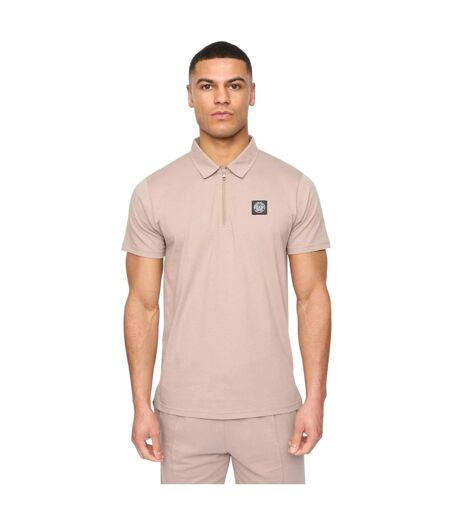 Mens henychill polo and shorts set taupe Henleys