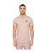 Mens henychill polo and shorts set taupe Henleys-1