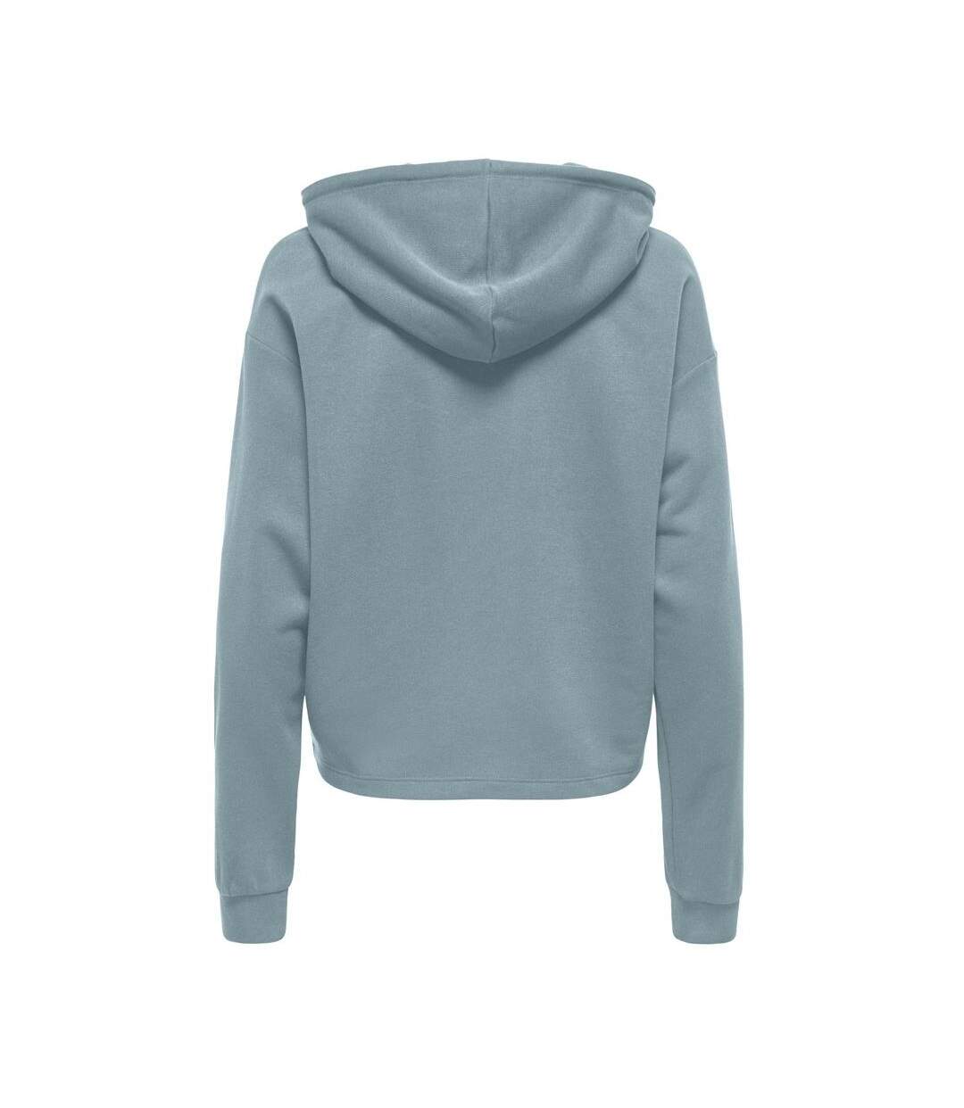 Sweat à capuche bleu femme  only play life-2