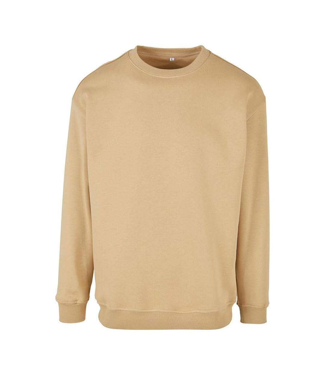 Sweat-shirt À Col Ras Du Cou Pour Hommes Beige Union Build Your Brand-2