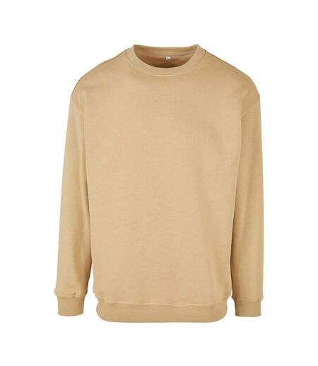 Sweat-shirt À Col Ras Du Cou Pour Hommes Beige Union Build Your Brand