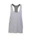 Mens muscle heather tank top heather grey SF